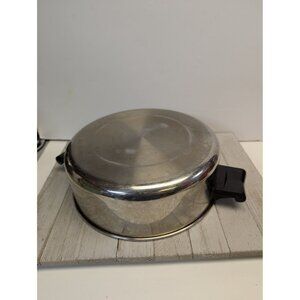 Saladmaster Double Handle Dome Lid for Stock Pot Dutch Oven Stainless Steel 10"
